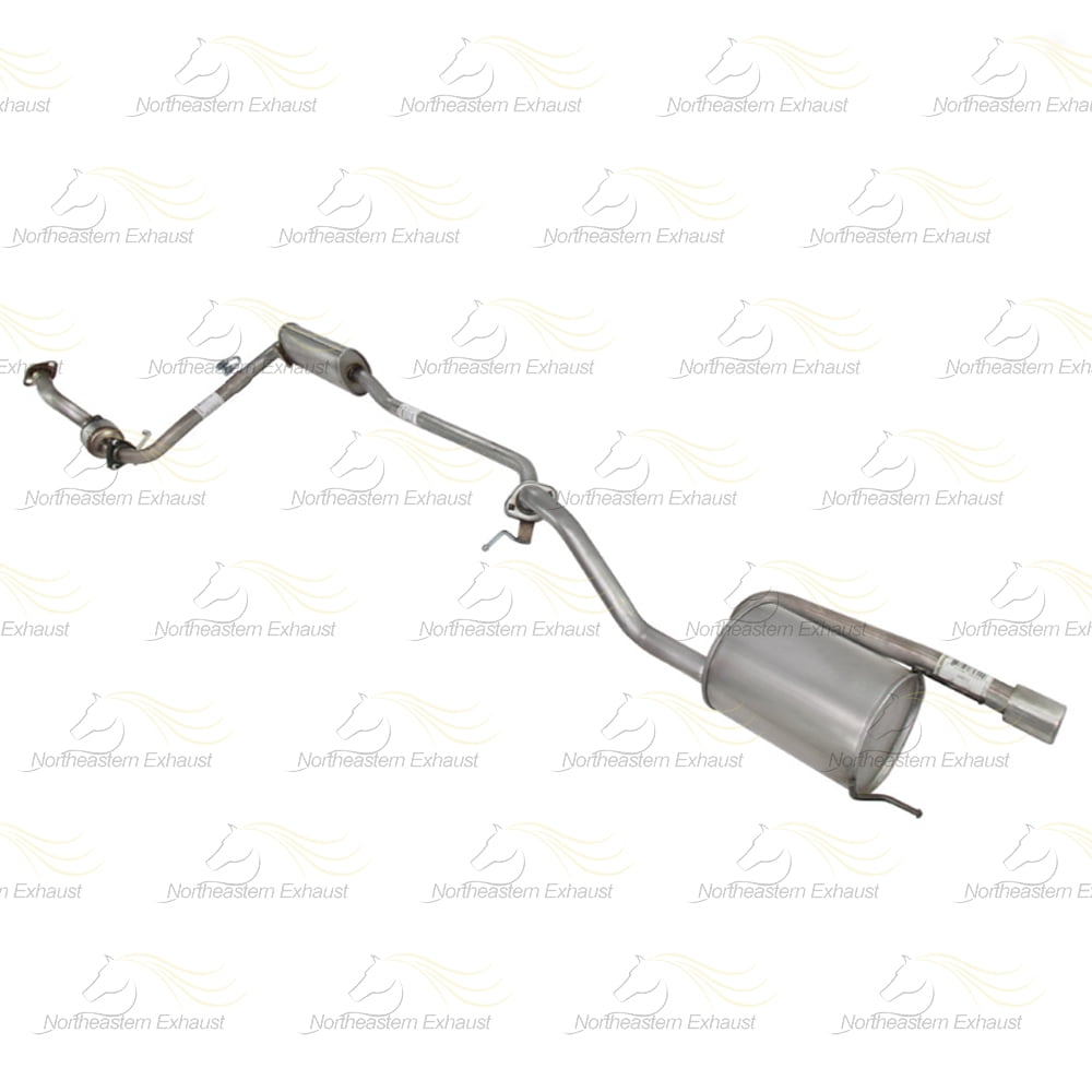 Northeastern Exhaust Rear Catalytic, Resonator & Muffler Fits 2009-2013 Honda Fit 1.5L - Direct Fit with EPA-Approved | Stainless Steel System Kit