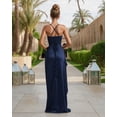 thumbnail image 2 of Vestido de noche GDJDIFK con diseño de sirena, satén, encaje, baile de graduación, menta, mujer, 2 of 7