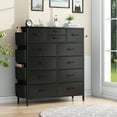 thumbnail image 2 of GIKPAL 12 Fabric Drawer Dresser for Bedroom Chest of Drawers with Wooden Top, Black, 2 of 8