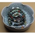 thumbnail image 4 of Angelstones Natural Multicolor India Agate 8mm Round Beads Stretch Bracelet 7 Inch, 4 of 5