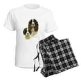 thumbnail image 4 of CafePress - English Springer Spaniel Women's Light Pajamas - Women's Short Sleeve Print T-Shirt and Pants Light Cotton Pajama Set, 4 of 7