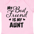 thumbnail image 4 of Inktastic My Best Friend is My Aunt with Hearts Boys or Girls Baby Bodysuit, 4 of 5
