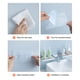 thumbnail image 4 of Muyoka Estante de ducha, organizador de ducha giratorio de 180 grados con diseño hueco, sin taladrar, organizador de ducha, almacenamiento para baño, esquina, almacenamiento de cocina (naranja/gris) Muyoka Hogar, 4 of 7