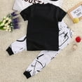 thumbnail image 5 of Toddler Kids Baby Girls Outfit Clothes T-shirt Tops+Long Pants Trousers 2PCS Set, 5 of 5