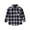 Grey, variant on vigerkar Baby Boys Girls Button Down Plaid Long Sleeve Shirt(2T-8T) (Red, 12-18 Months)