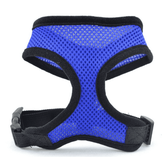 GASTROPOD Blue No Pull Dog Harness, Breathable Mesh Nylon Vest with Adjustable Straps for Small and Medium Dogs