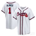 thumbnail image 1 of Warriors 27Riley/13Acuna Jr./8Rosario Red Baseball Jersey, 1 of 3