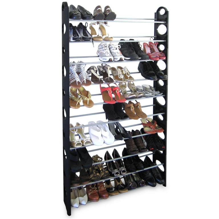 Shoe rack that holds 50 pairs of shoes sale