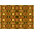 thumbnail image 1 of Ahgly Company Indoor Rectangle Patterned Cookie Brown Area Rugs, 5' x 8', 1 of 6