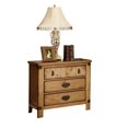 thumbnail image 1 of Bowery Hill 3 Drawer Nightstand in Burnished Pine, 1 of 3