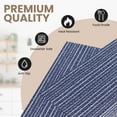 thumbnail image 5 of Dainty Home Set of 6 Placemats | Elegant and Durable | 12x18 in PVC Non-Slip Washable Place Mats | Tear-Resistant Heat | Resistant Placemats, 5 of 9
