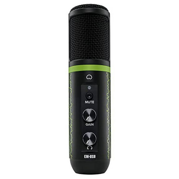 Mackie EM-USB-LTD-GRN EM Series USB Condenser Microphone, Limited Edition Green