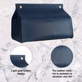 thumbnail image 3 of House Decorative Leather Tissue Box Holder, Paper Case, Foldable Napkins Dispenser Container for Living Room Bedroom Dressers Home Office, 3 of 5