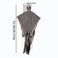 thumbnail image 3 of Halloween Hanging Skull Ghost Decoration, LED Light Up Grim Reaper Ornament With Tattered Gauze Body For Porch Tree Yard Door Indoor Outdoor Party Hau*nted Hous Horror Scene Decor, 3 of 6