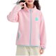 thumbnail image 2 of Blusa y camisa de cuello alto de manga larga para niños y niñas, sudadera con capucha y bolsillo con cremallera y cuello alto abrigado, de terciopelo granulado, moderna y cálida, para niñas., 2 of 6