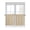 Beige, variant on Half Window Curtains 24 Inches Long, Beige Floral Window Treatment Curtain Drapes, Vintage Spring Botanical Flowers Short Curtains Tiers for Kitchen Over Sink, 27.5"x24", 2 Panels