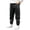 Black, variant on Boys' Jogger Denim Pants Elastic Waist Pull-On Relaxed Baggy Fit Cuffed Ankle Side Pocket Casual School Gym Outdoor Everyday Wear
