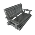 thumbnail image 7 of Fortune Candy HDPE Porch Swing with Stainless Steel Bolts, Heavy Duty 1200 lbs, for Outdoor, Gray, 7 of 7