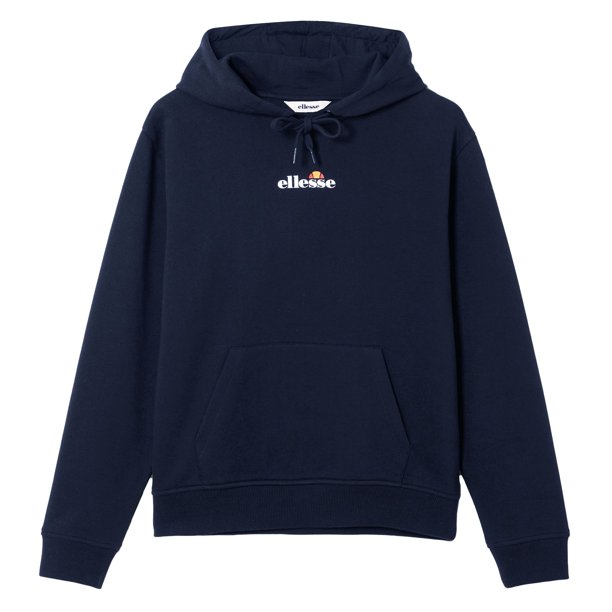 ellesse Sudadera con capucha para hombre - PERSHUTA 2, sudadera, capucha, logotipo, larga, monocolor Azul oscuro M (Medium)