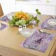 thumbnail image 4 of Ambesonne Unicorn Place Mats Set of 4, Fantasy Animal Birds, Standard Size, Pink Purple, 4 of 6