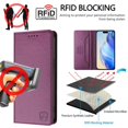 thumbnail image 5 of Wallet Case For Samsung Galaxy A36 5G 6.7inch, [RFID Blocking] PU Leather Magnetic Folio with 2 Card Slot Kickstand Flip Cover Shockproof Phone Case,Violet,For Galaxy A36(5G), 5 of 8