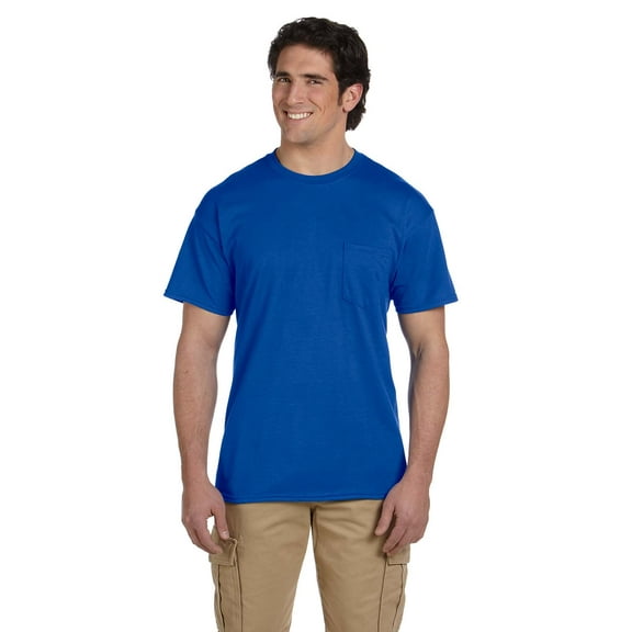 Gildan Dryblend Adult Tee With Pocket , G830 , Royal , XX-Large