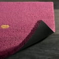 thumbnail image 4 of TOWN & COUNTRY TERRA Hiya Painted Welcome Outdoor Door Mat, Natural Coir, Heavyweight, Non-Slip Entryway Mat, Purple, 24"x36", 4 of 6