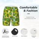 thumbnail image 3 of Fotbe Watercolor Kiwi Fruits Summer Traje de Baño para Hombre – Shorts de Natación de Secado Rápido con Forro y Bolsillos-Small, 3 of 6