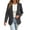 #240-Gray, variant on Women's Business Casual Blazer Slim Fit Suit Notched Lapel Pocket Jacket for Work Office
