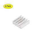 thumbnail image 1 of Unique Bargains Electronics Cooler Heatsink for MOS GPU IC Chip Silver 9 x 9 x 3 mm 10pcs, 1 of 3