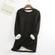 thumbnail image 1 of Puntoco Sudadera de lana gruesa para mujer Ropa interior cálida de terciopelo de invierno top Puntoco Puntoco-3849, 1 of 3