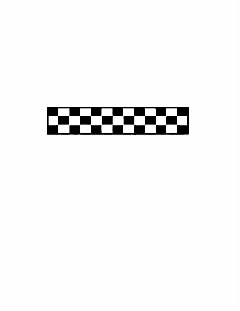 Set of Chequered Flag Stickers Kids Boys Wall Decals Racing Black White 
