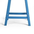 thumbnail image 6 of WestinTrends Malibu HDPE Outdoor Patio 24" Counter Stool Saddle Seat, Pacific Blue, 6 of 12