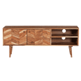 thumbnail image 6 of Harmony TV Stand & Media Console - 51"L Acacia Wood Console, Handcrafted Mid-Century Modern Design for Living Room, Natural Finish, 6 of 7