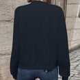 thumbnail image 4 of Women Lightweight Long Sleeve Zip Up Jacket Casual Loose Bomber Quilted Hoodie Outwear Coat Fall 2025 Full Sweatshirt, 4 of 7