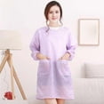 thumbnail image 5 of Clearance Apron Sleeve under $7 Long Sleeve Aprons For Women Cooking Garden Apron Adult Smock Women Floral Long Sleeve Kitchen Cooking Baking Apron Working Smock, 5 of 9