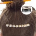 thumbnail image 3 of SHISUYAN 3 pcs Pearl Hair Combs Rhinestone Hair Comb Decorative Hair Side Comb Women Hair Combs, 3 of 8
