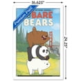 thumbnail image 3 of We Bare Bears - Key Art Wall Poster, 14.725" x 22.375", Framed, 3 of 6