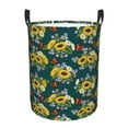 thumbnail image 2 of Goofa Sunflowers Printed Circular Hamper,Laundry Basket with Handles,Storage Baskets Foldable,Large Capacity Laundry Hamper-, 2 of 8