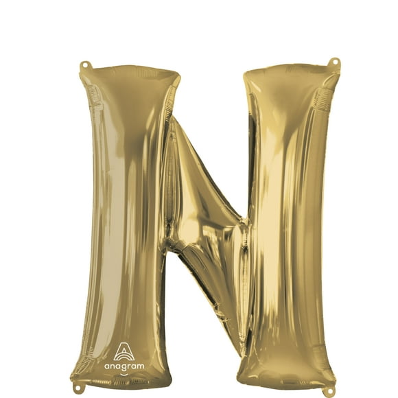 SuperShape Foil 'N' Balloon in White Gold - Superior Float, Perfect for your Next Birthday Bash!
