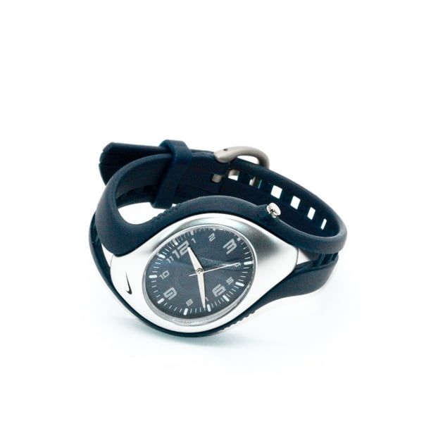 Nike Triax Dark Blue Silver Analog Blaze Sport Women's Watch