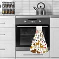 thumbnail image 6 of Hanging Towels 1 Pcs, Dish Towels Woodland Animals Absorbent Hand Towels with Hanging Loop Washcloth for Bathroom Kitchen, 6 of 6