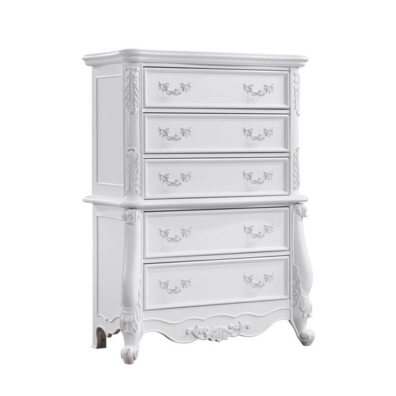 Miekor Furniture Latisha White Finish Chest 23842