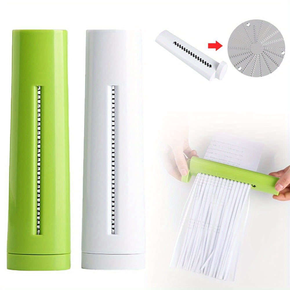 Manual Paper Shredder Handheld, Portable Mini Shredder for Home Office - No Electricity Needed, Compact with Ergonomic Handle, Secure Document Disposal, Durable Modern Design
