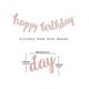 thumbnail image 4 of Juego de decoraciones de fiesta de cumpleaños de oro rosa, bandera de feliz cumpleaños brillante de oro rosa Afortunado Sencillez, 4 of 5