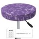 thumbnail image 4 of Balery Lavender Flowers Fundas de asiento para taburete de bar redondo de tela de terciopelo ajustables que protegen de arañazos y manchas para sillas de 14 a 17 pulgadas.-13 inch, 4 of 7