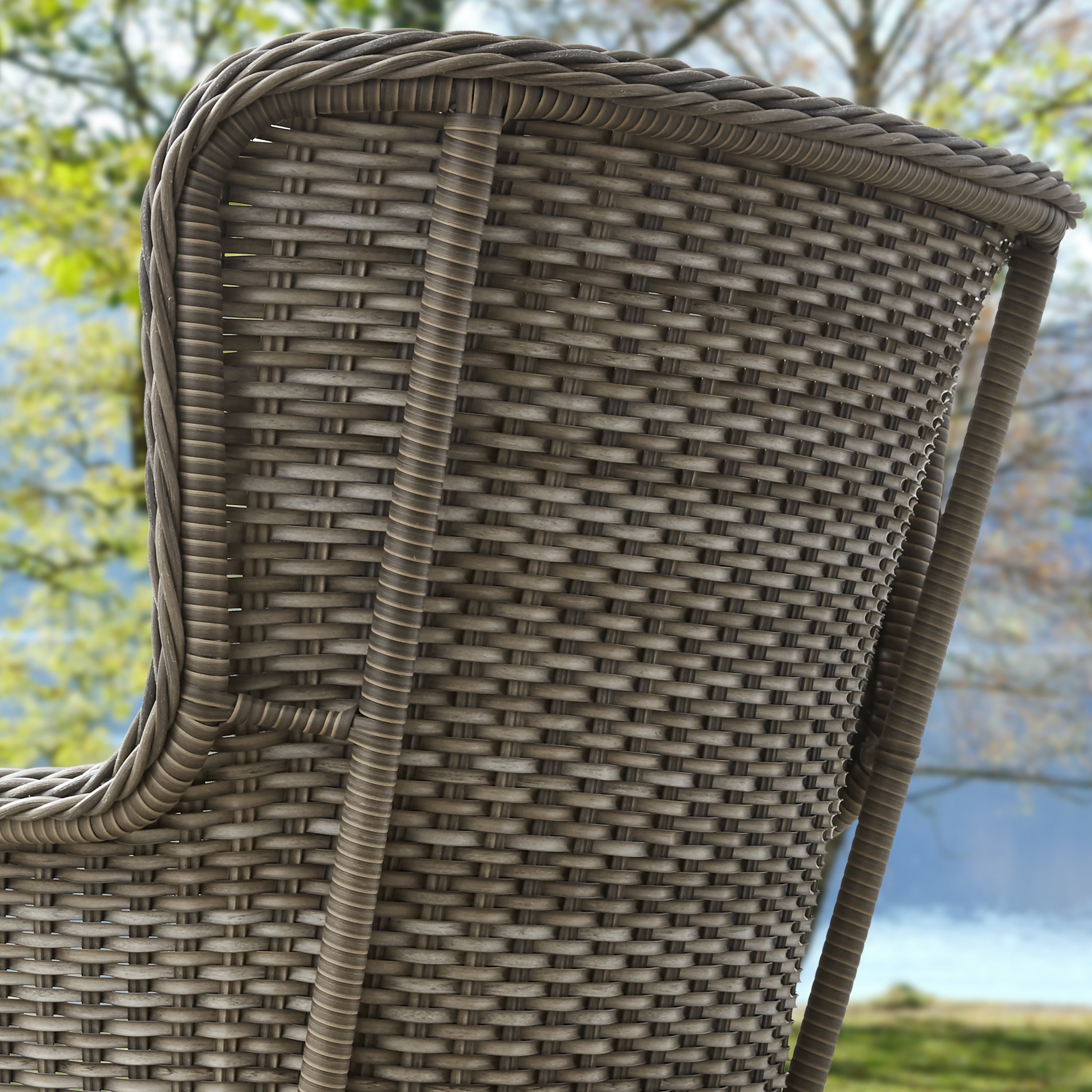 Better Homes and Gardens Victoria Outdoor Dining Patio Set, Cushioned Wicker 5 Piece