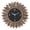 Tricolor, variant on 12 In Rustic Wood Boho Sunburst Decorative Wall Clock Silent Non Ticking Farmhouse Small Wall Clocks for Living Room Kitchen Bedroom Decor (Rustic Brown)