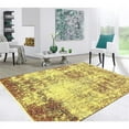 thumbnail image 4 of Pasargad Home Overdye 48" x 52" Hand-Knotted Wool Area Rug in Yellow, 4 of 4