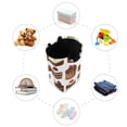 thumbnail image 7 of Yayeee Freestanding Laundry Hamper with Handle Collapsible Large Storage Basket for Clothes, White Sweet Cakes, 7 of 7